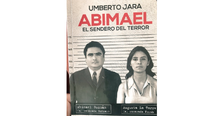 Foto del libro de Umberto Jara sobre los esposos Guzmán-La Torre.