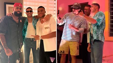 ¡“Acho, PR es otra cosa”! Mbappé y Hakimi se lucen en concierto de Bad Bunny