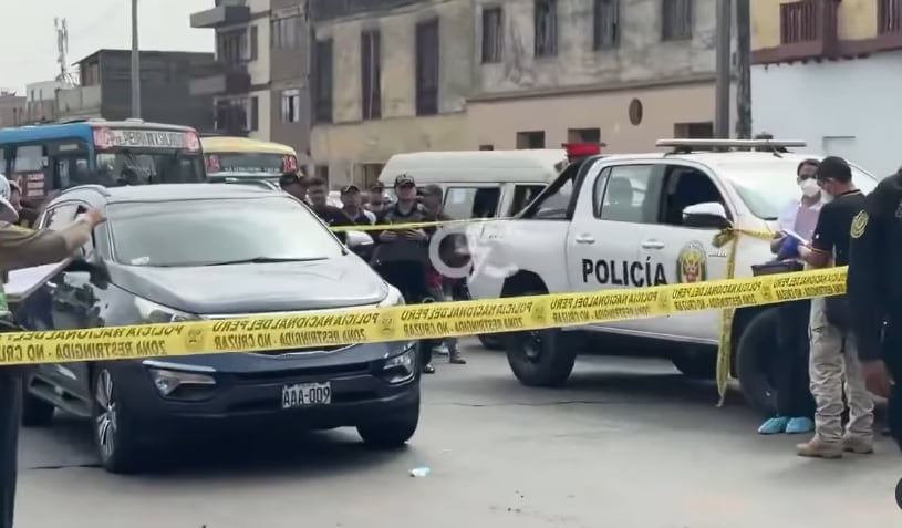 Sicarios acabaron con la vida de un hombre identificado como Marco Antonio Arbulú Huaraca en el Rímac.