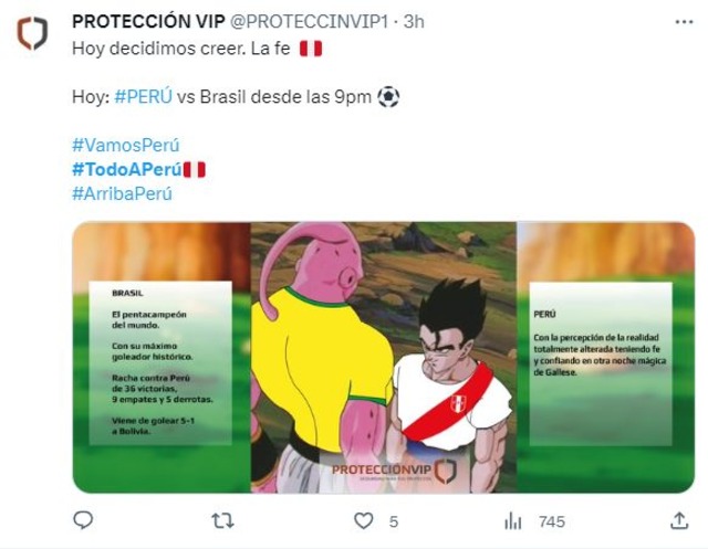 Usuarios de Twitter ya viven el Perú vs. Brasil.