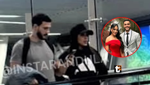 TROME - Mario Irivarren y Onelia Molina son captados JUNTOS regresando a Perú: “Los tortolitos llegarán a Lima”