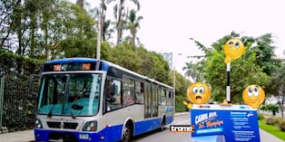 Aplicarán carril bus bidireccional en la avenida Arequipa para uso exclusivo del Corredor azul. Eso generará algunos cambios en el tránsito de conductores, peatones y ciclistas. (Isabel Medina / Trome / ATU).