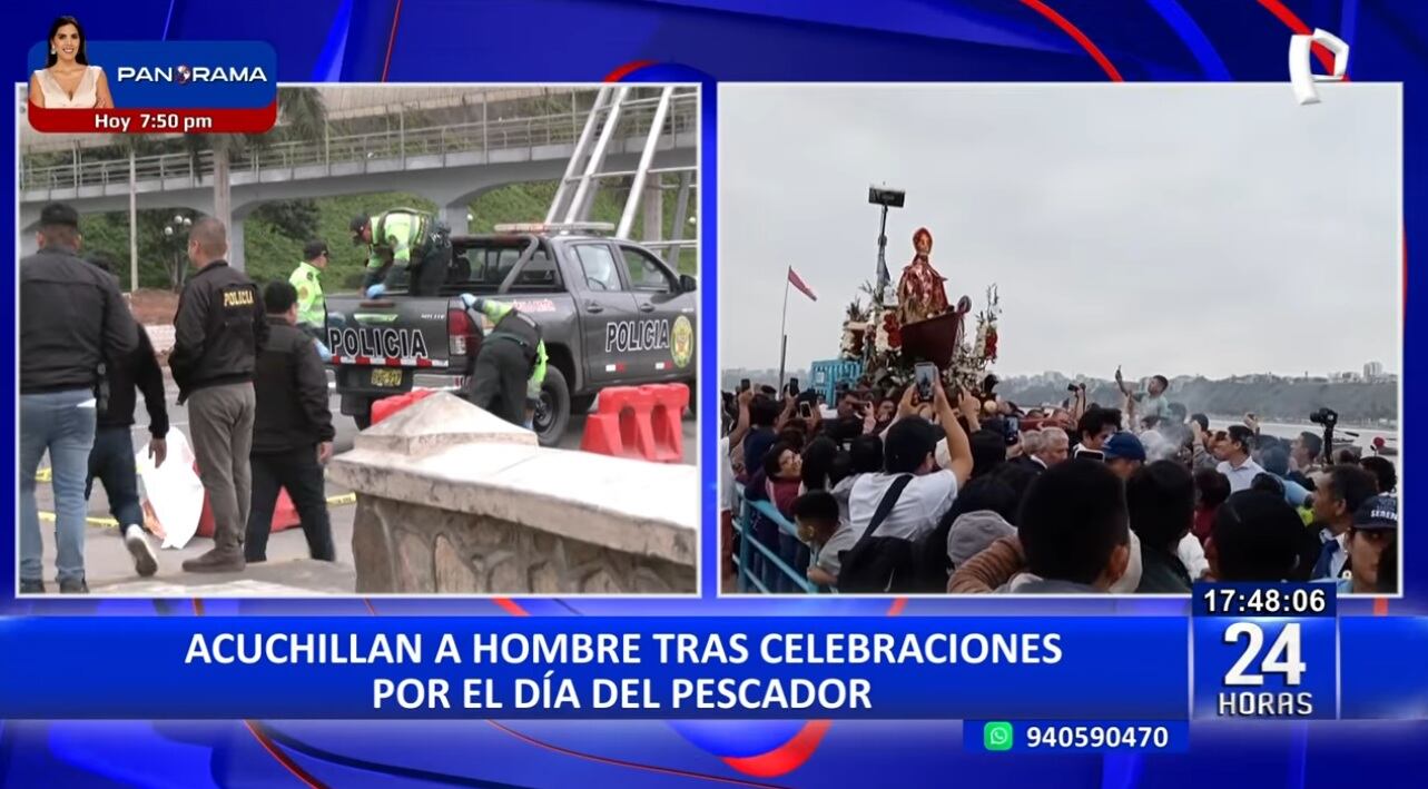 Hombre es hallado sin vida tras celebración por el Día del Pescador en Chorrillos.