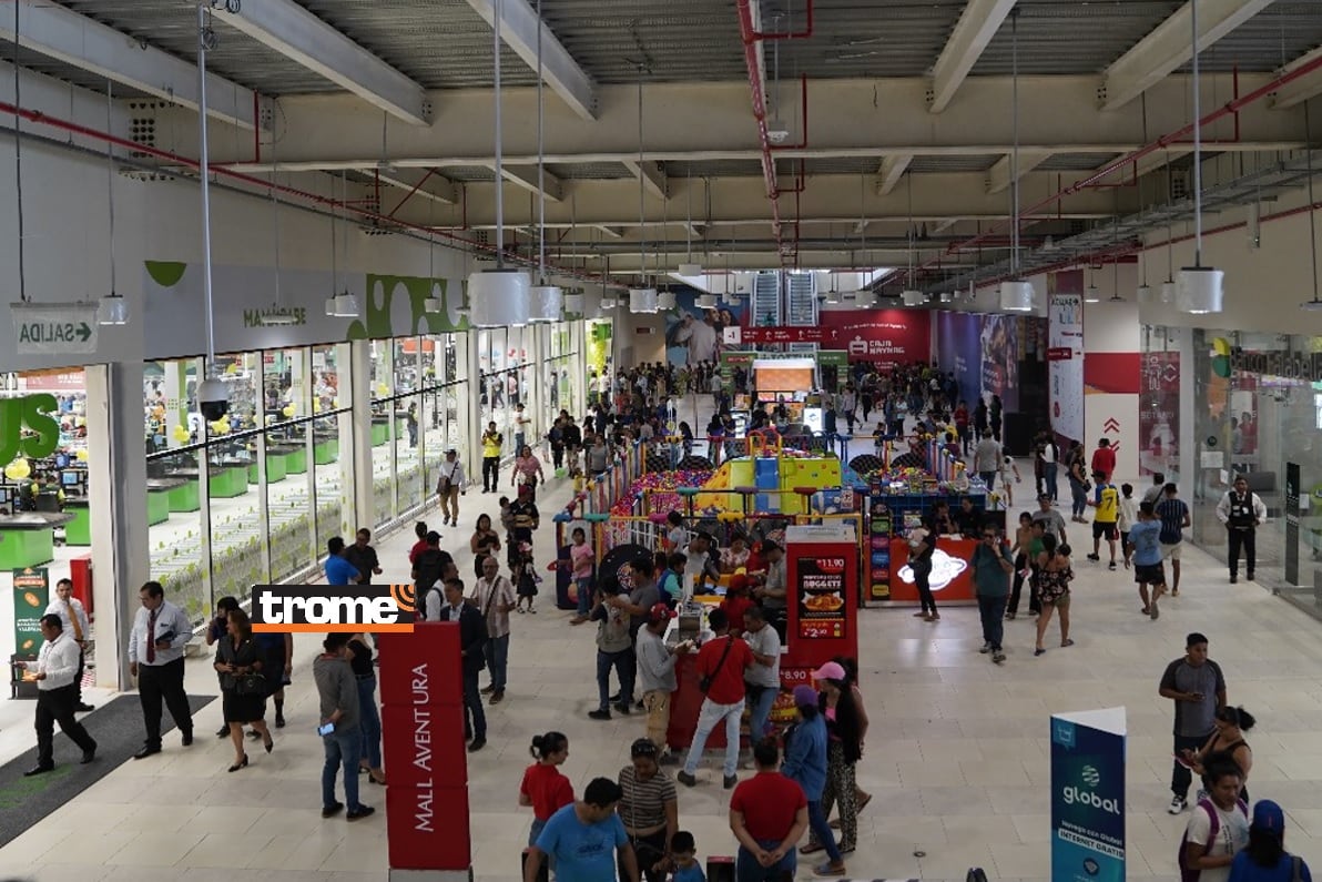 Mall Aventura inauguró el primer centro comercial de Iquitos. (Isabel Medina / Trome).