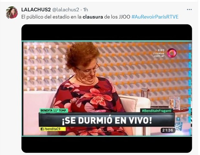 Trome | Clausura París 2024: Los memes de la ceremonia de los Juegos Olímpicos (Foto: Twitter)