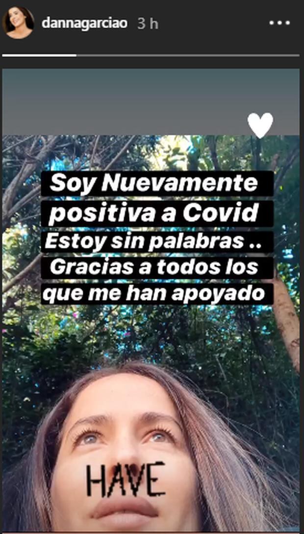 Danna García estuvo hospitalizada durante semanas hace poco más de un año tras contraer el coronavirus. (Foto: Danna García/ Instagram)