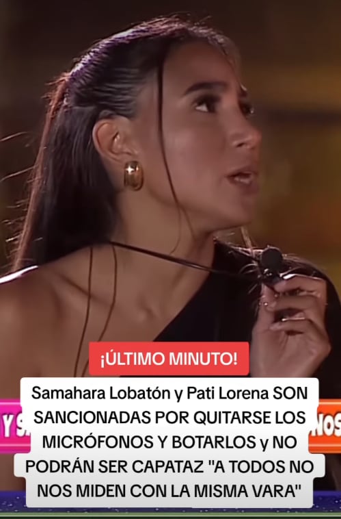 Samahara Lobatón furiosa por sanción en 'La Granja vip' por quitarse el micrófono.