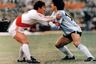 Perú vs. Argentina: La marca de Luis Reyna a Diego Maradona