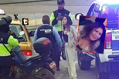 ¡Perdió los papeles! Mujer escupe y abofetea a serenos tras negarse a pagar taxi en La Molina