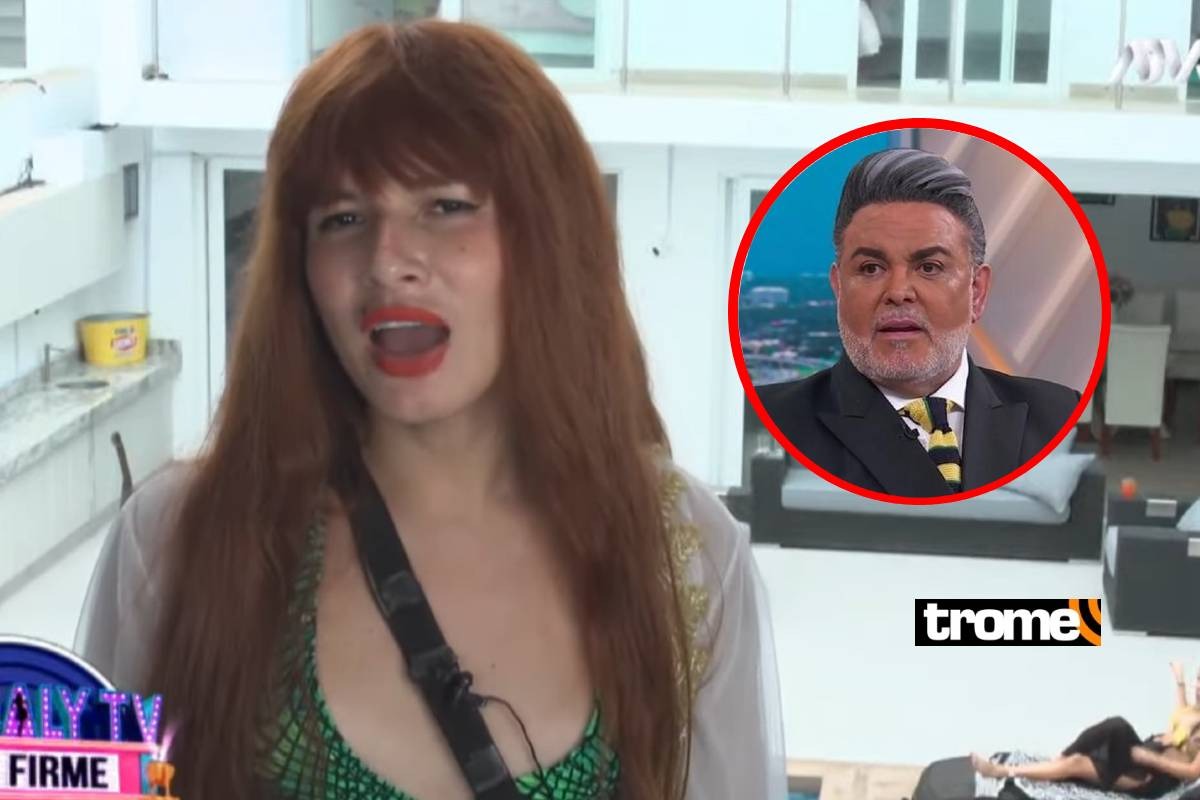 La Uchulú confesó sentirse mal por el trato que tiene Andrés Hurtado con ella en "La Casa de Magaly". Foto: ATV