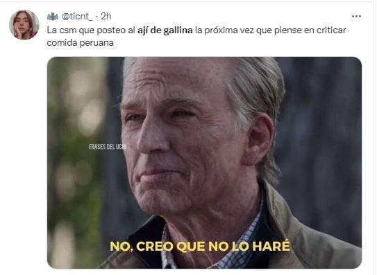 Ají de gallina: Usuarios defienden al plato peruano tras ‘crítica’ de periodista estadounidense (Foto Twitter - Trome)