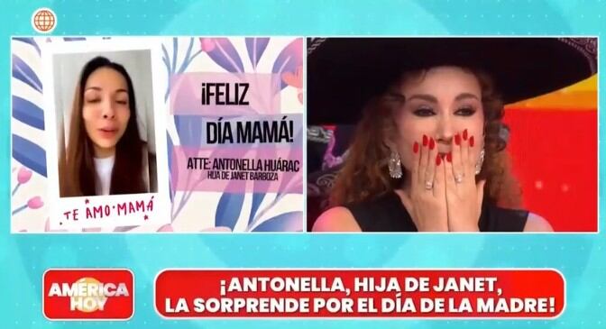 Janet Barboza recibe emotiva sorpresa por el Día de la Madre.