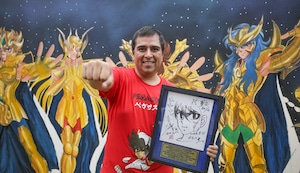 ‘Caballeros del Zodiaco’: Masami Kurumada, creador del manga, regaló un dibujo hecho a mano a ‘Jorge de Pegaso’