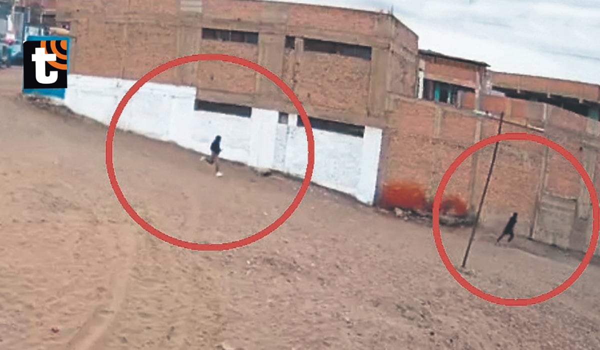 Instante de la persecución