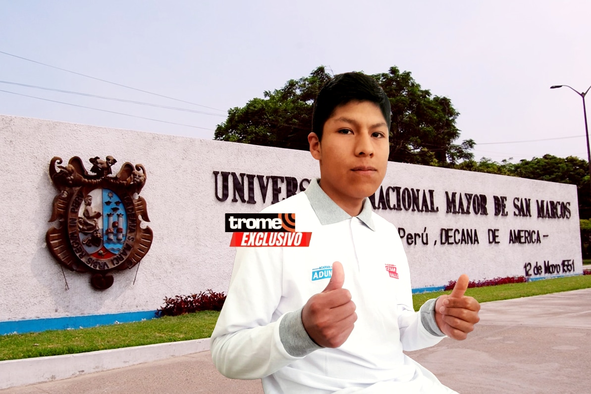 Conozca a Joseph, el joven huancavelicano que logró el primer puesto del cómputo general del examen de admisión a San Marcos 2025-I. (Entrevista: Isabel Medina / Foto: Aduni -Compos. Trome).