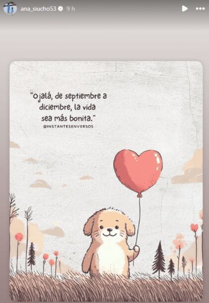 Ana Siucho hace conmovedora publicación en sus redes sociales.