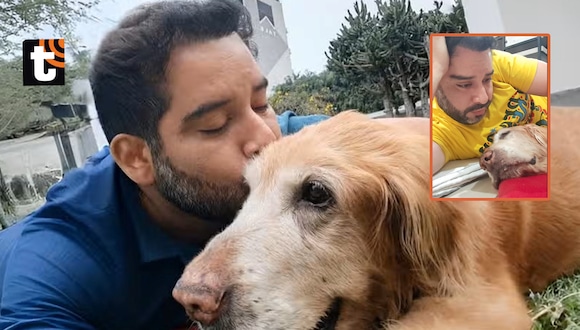 TROME - ¡Doloroso adiós! Junior Silva llora la muerte de Bronco, su mascota de 14 años