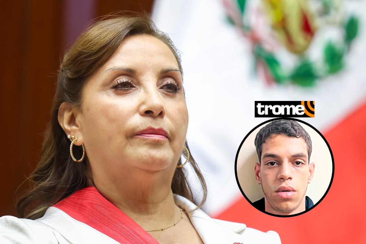 Dina Boluarte se pronuncia sobre el abatido delincuente 'Maldito Cris'. Foto: Presidencia.
