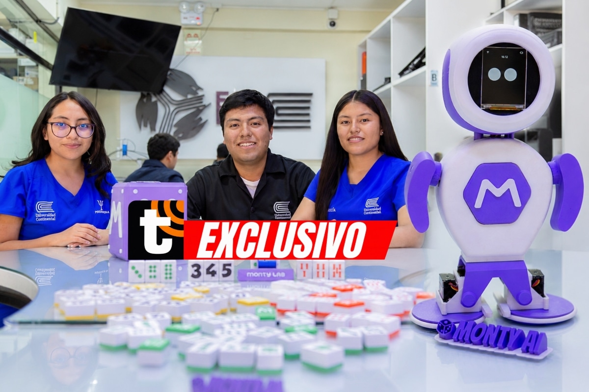 Monty fue creado por estudiantes peruanos para ayudar a los escolares a aprender matemáticas de una manera más dinámica. Foto: Difusión / IA.