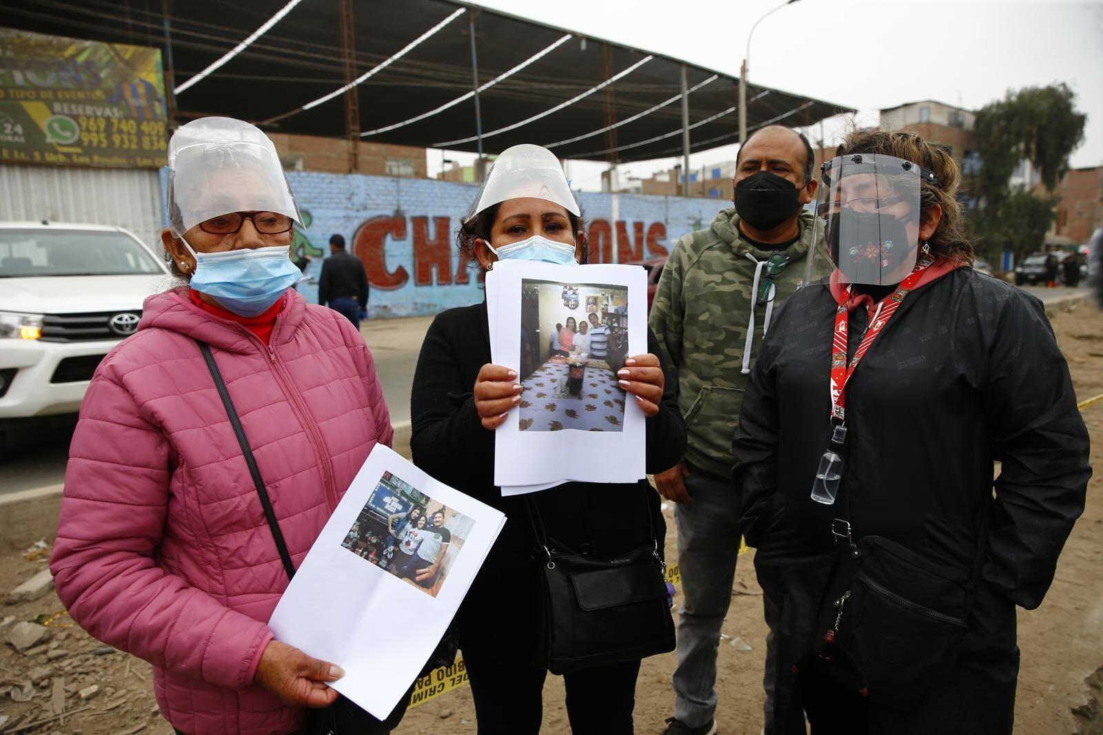 Familiares de suboficial Torre
