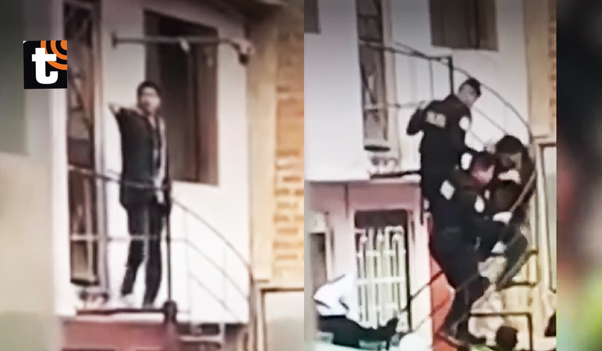 El intervenido fue identificado como Kevin Junior Quiroga Ayquipa, quien resultó herido de bala en la pierna y el tórax durante la intervención.