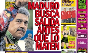 MADURO BUSCA SALIDA ANTES QUE LO MATEN