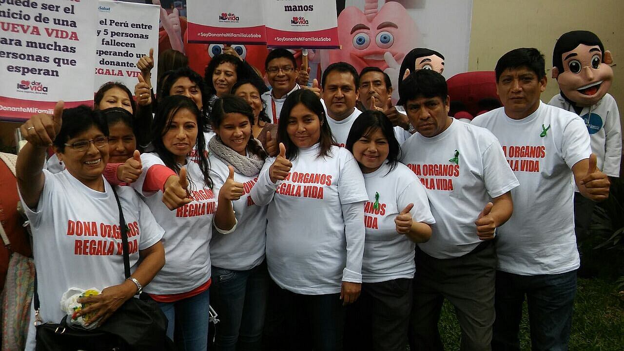 Perú entre los últimos países de donantes de órganos