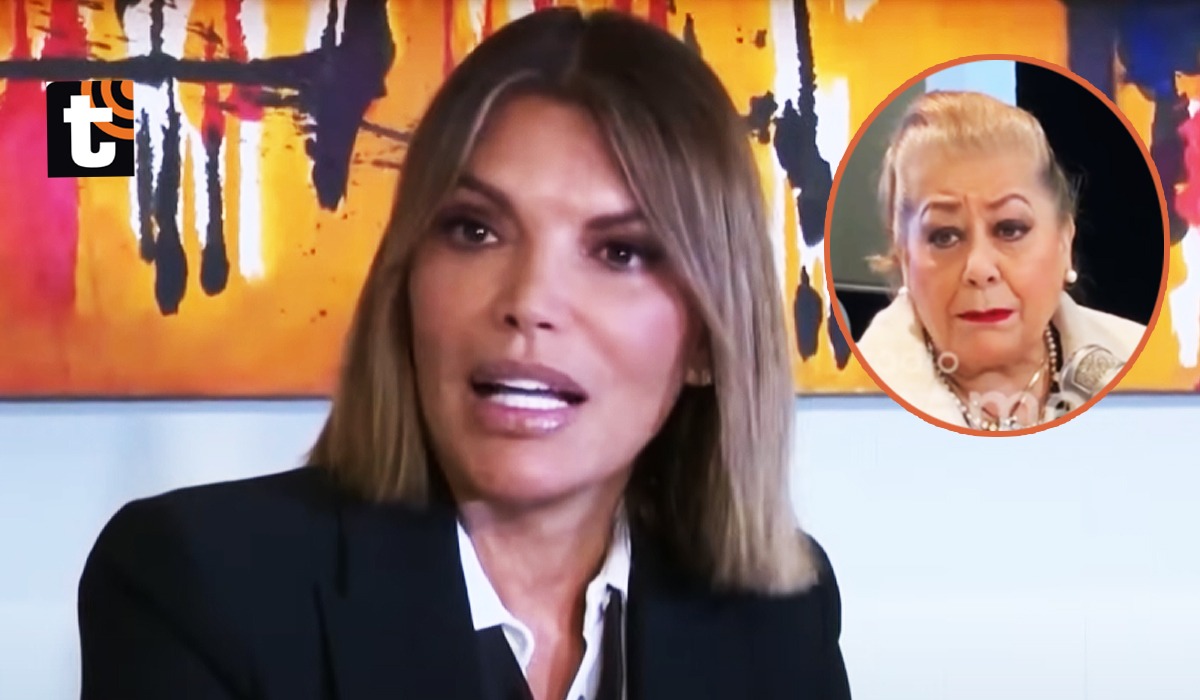 La organizadora del Miss Perú evitó emitir una respuesta concreta sobre lo dicho por la madre de la modelo.