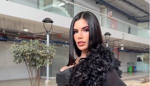 Samantha Batallanos fue vista con un misterioso galán, quien la acompaña a todo lugar