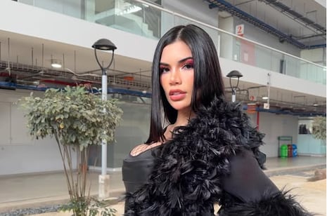 Samantha Batallanos fue vista con un misterioso galán, quien la acompaña a todo lugar