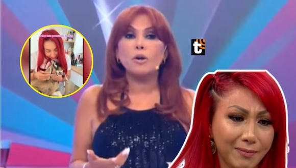 TROME - Magaly ‘da con palo’ a Deysi Araujo por tener cabrita en su depa y le quita su apoyo: “Es maltrato animal”