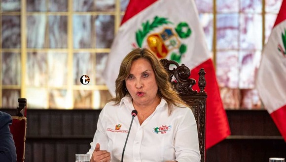 Dina Boluarte en conferencia sobre mineros de Pataz - 1