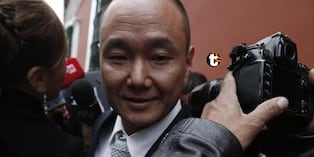 Hiro Fujimori llega a la juramentación de Keiko Fujimori