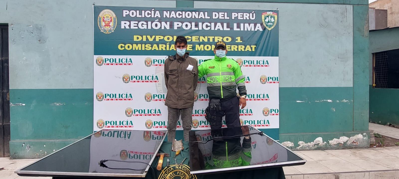 Ciudadano venezolano fue detenido con las manos en los televisores.