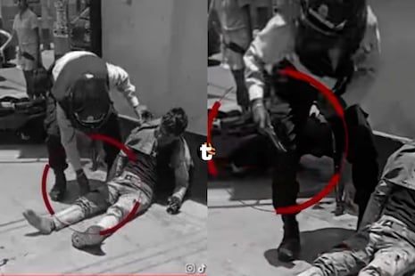 ¡Indignante! Cámaras captan a sereno de Breña robando celular a joven atropellado