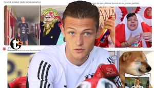 Oliver Sonne: Los mejores memes tras su ingreso en el Perú vs República Dominicana