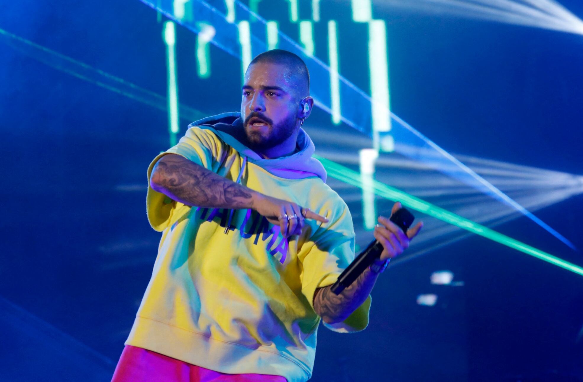 Este sábado 30 de abril, Maluma brindará un megaconcierto denominado ‘Medallo en el mapa’ (Foto: AFP)