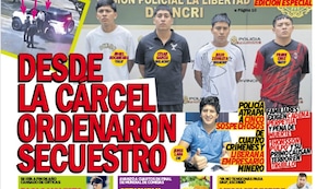 DESDE LA CÁRCEL ORDENARON SECUESTRO