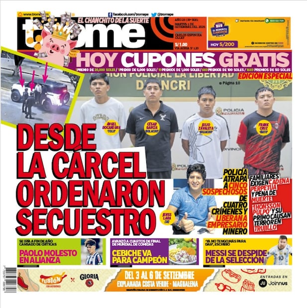 Portada Trome