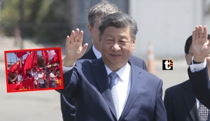 APEC 2024: Presidente chino Xi Jinping llegó al Perú y fue recibido con ‘banderazo’