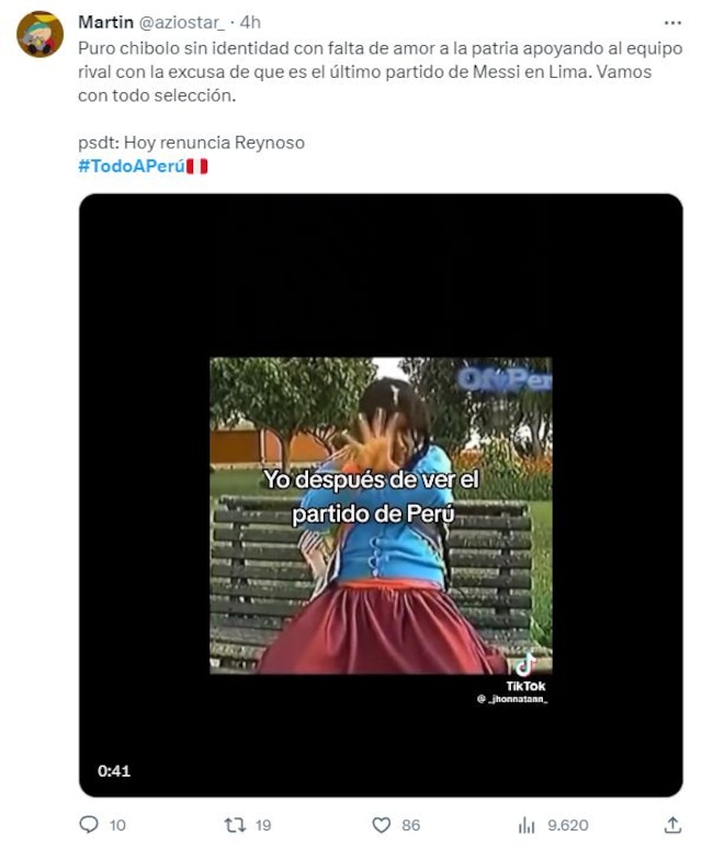 Memes de redes sociales lamentan apoyo de los peruanos a Lionel Messi antes del Perú vs. Argentina