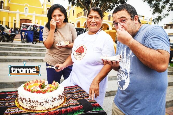 Mechita cuenta su historia de esfuerzo y el apoyo a otras mujeres a través de UNACEM. (Isabel Medina / Trome).