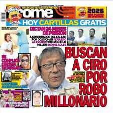 BUSCAN A CIRO POR ROBO MILLONARIO