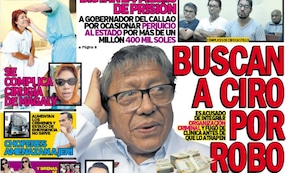 BUSCAN A CIRO POR ROBO MILLONARIO