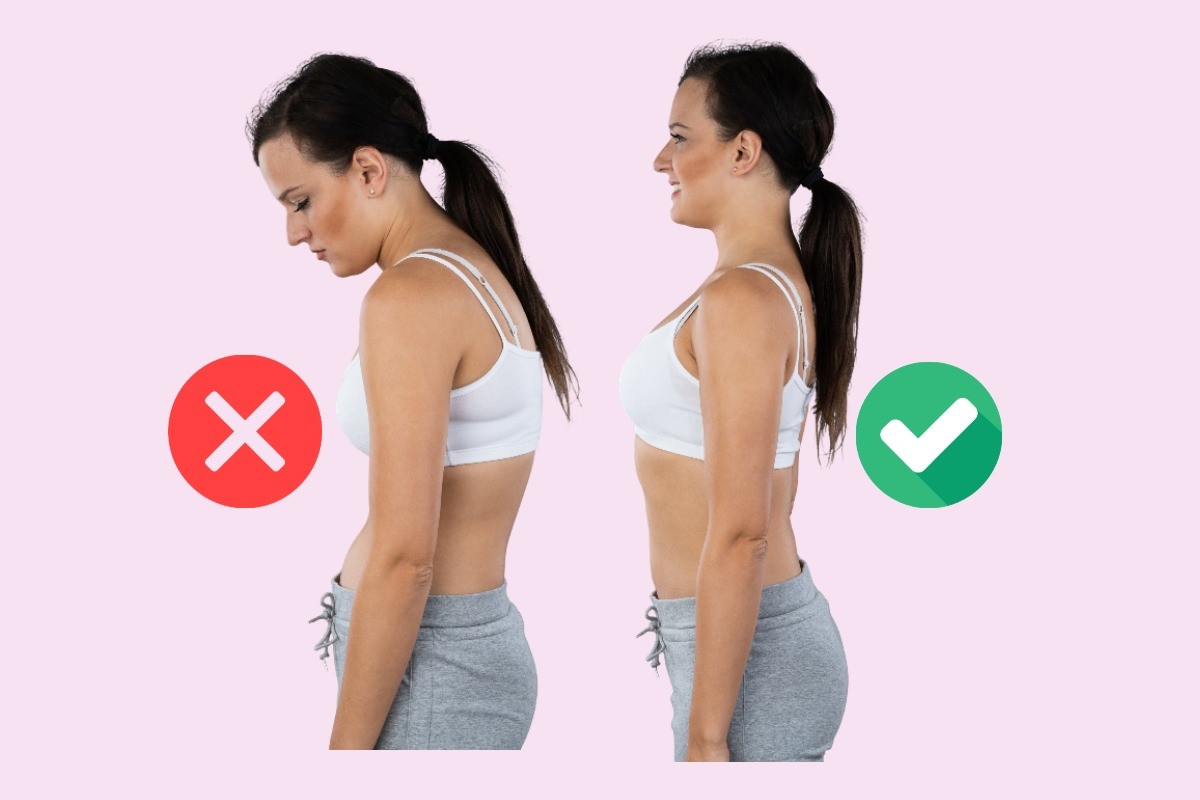 Una buena postura nos ayuda a evitar dolor y molestias. Foto: Composición Trome.