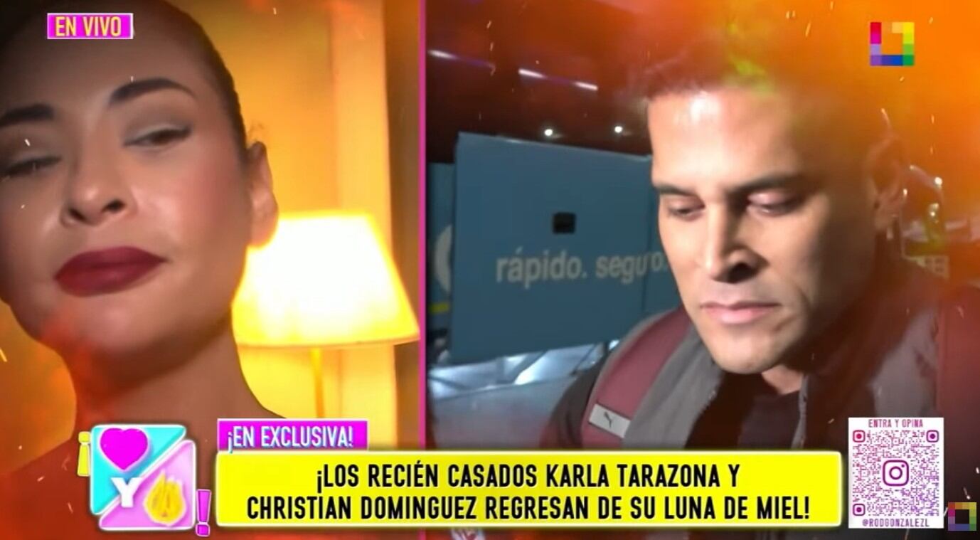 Christian Domínguez habla de la relación con su hija.