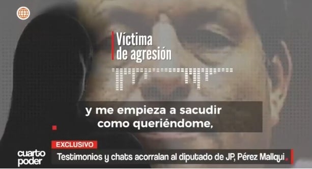 Expareja revela que Julián Pérez Mallqui la agredió dentro de la comisaría.