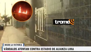 Alianza Lima: vándalos atacaron exteriores del estadio de Matute a dos días del clásico con la ‘U’