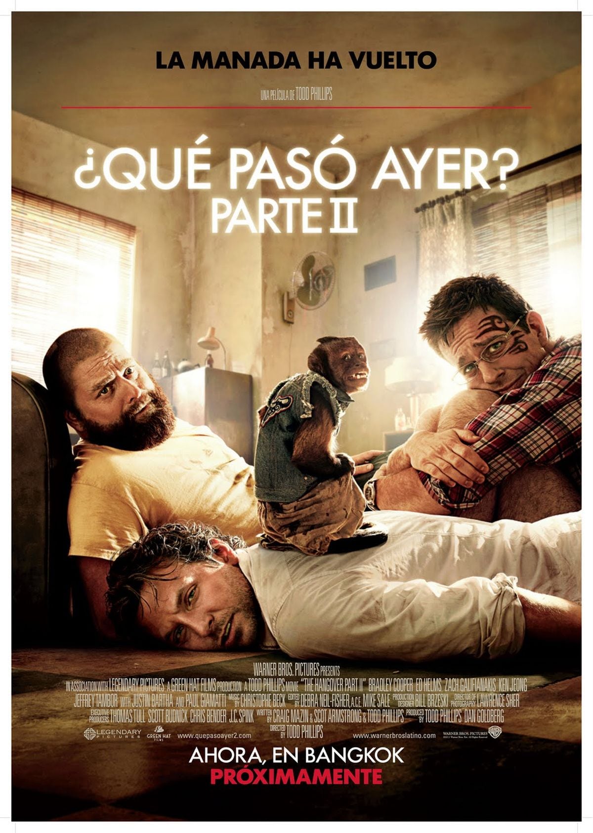 Durante su actuación en “¿Qué pasó ayer? Parte II” (Foto: Bender Spink / Warner Bros.)