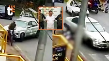 ¡Chofer ebrio sembró el terror en SJL! Arrolla a ciclista de 74 años y desata persecución a balazos